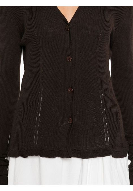 cardigan CECILIE BAHNSEN | Cardigan | 225KNI52004BROWN